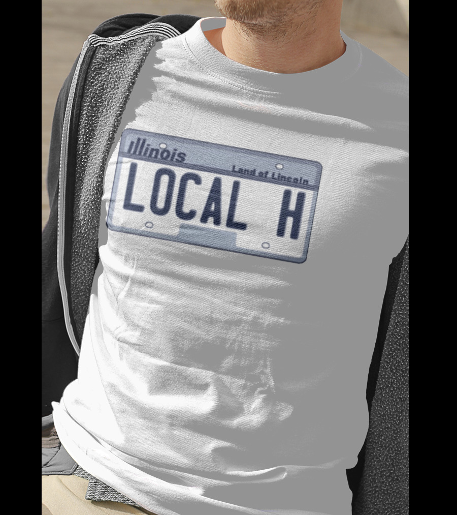 Illinois Local H Land Of Lincoln License Plate T-Shirt