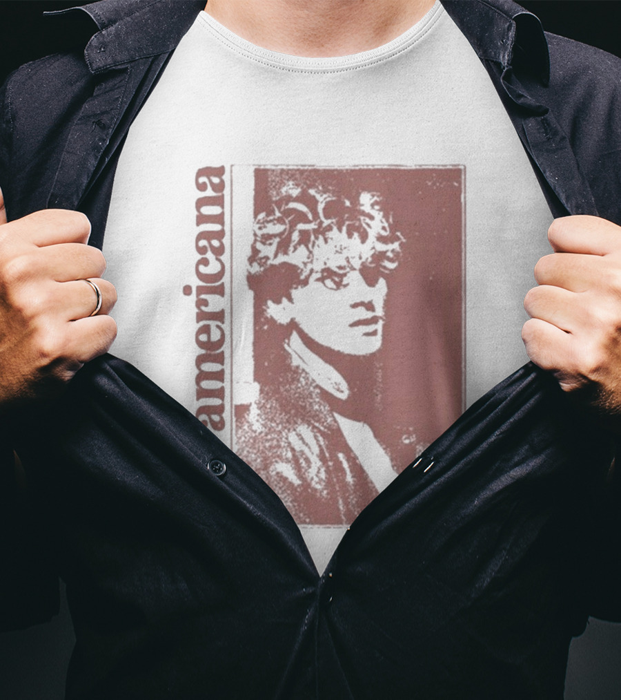 Lost Americana Mgk Retro Style Image T-Shirt