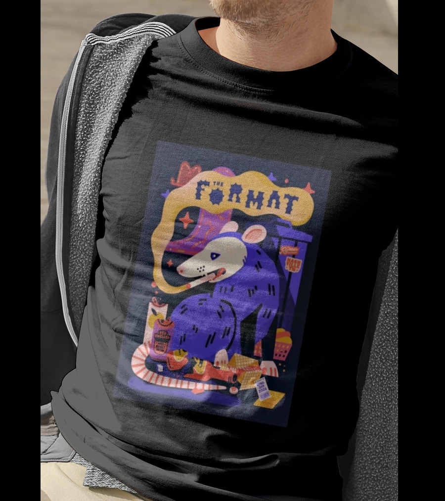 The Format Ryman Auditorium Nashville TN April 3 2026 Art With Possum And Stars T-Shirt