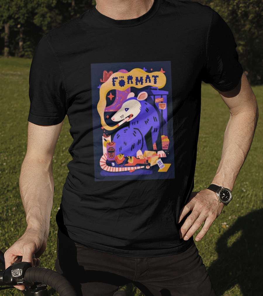 The Format Ryman Auditorium Nashville TN April 3 2026 Art With Possum And Stars T-Shirt
