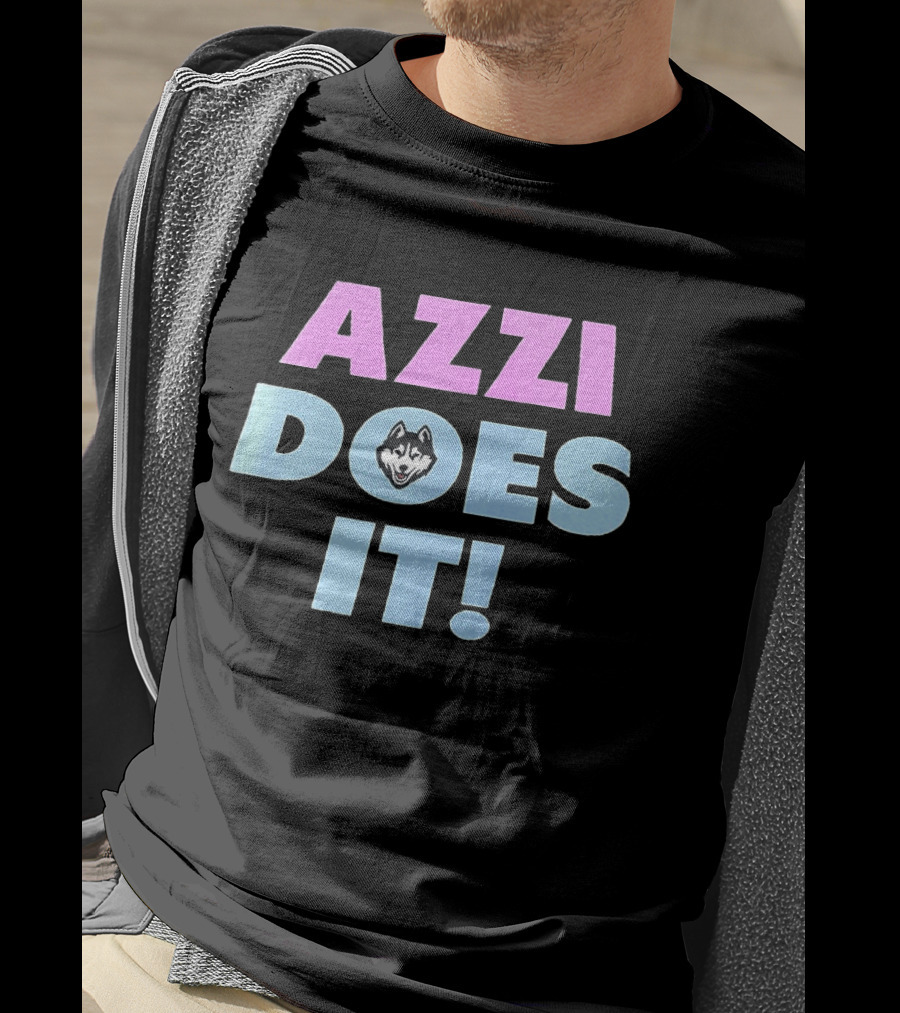 Azzi Does It UConn Huskies T-Shirt