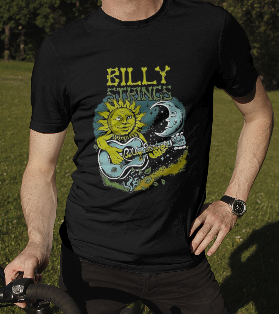 Billy Strings Sun And Moon Guitar T-Shirt