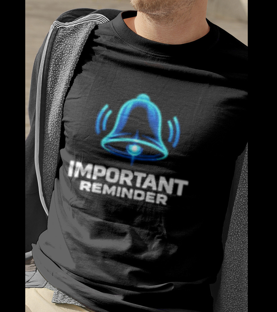 Elon Musk Important Reminder Bell T-Shirt