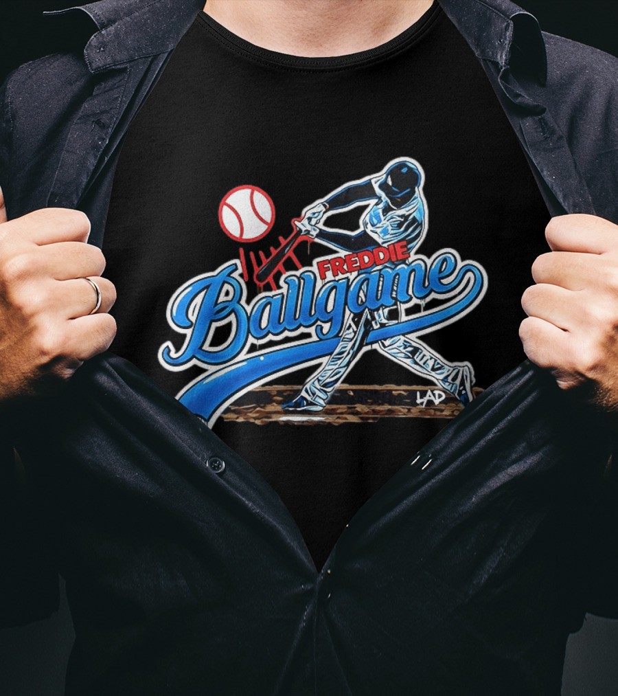 Freddie Ballgame Freddie Freeman Los Angeles Dodgers Baseball LAP T-Shirt
