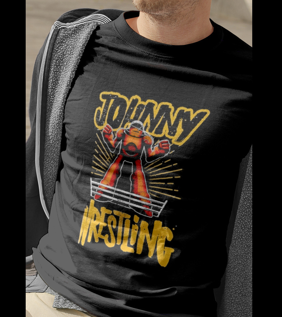 Johnny Gargano Wrestling Robot T-Shirt