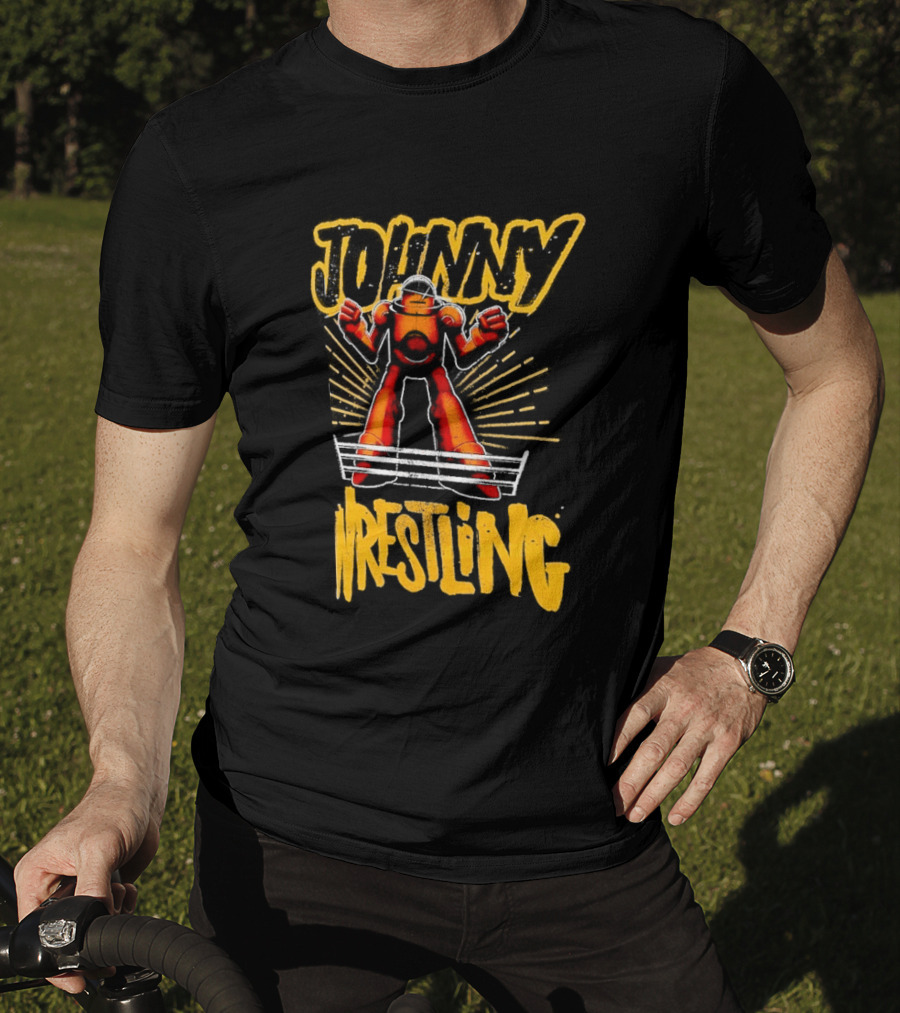 Johnny Gargano Wrestling Robot T-Shirt