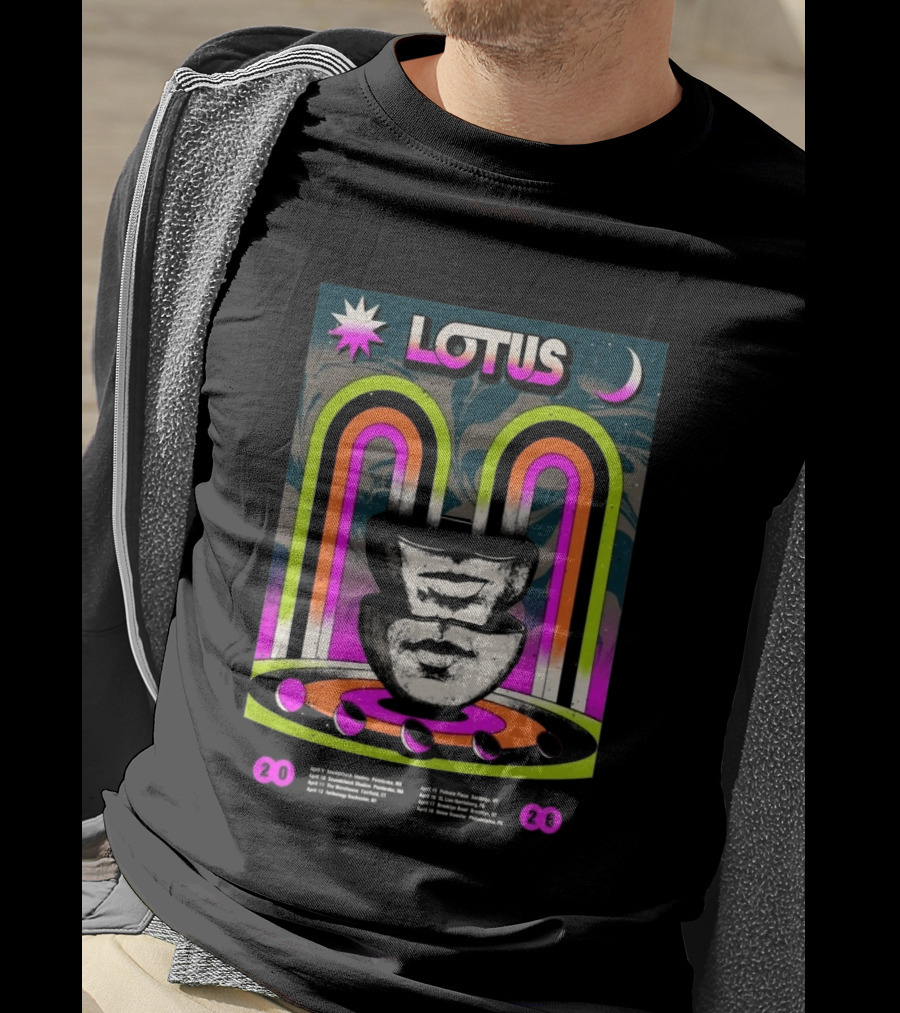 Lotus Spring 2026 Tour Dates Soundcheck Theater Fibonacci Soundstage Photon Plaza Stage Theatre T-Shirt