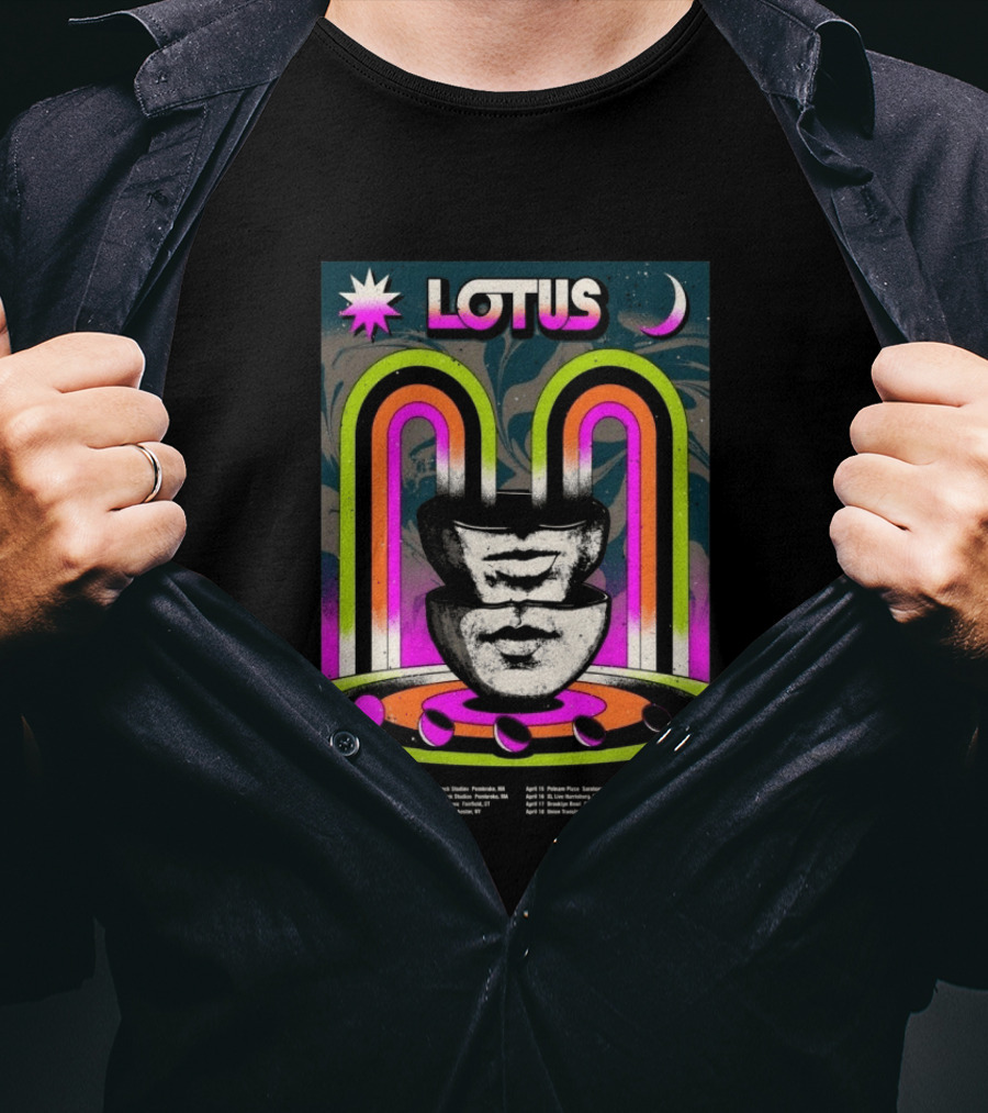 Lotus Spring 2026 Tour Dates Soundcheck Theater Fibonacci Soundstage Photon Plaza Stage Theatre T-Shirt