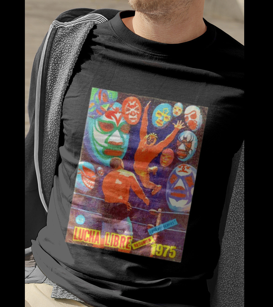 Lucha Libre 636 Resumen 1975 Mil Máscaras Mexican Wrestling Mask T-Shirt
