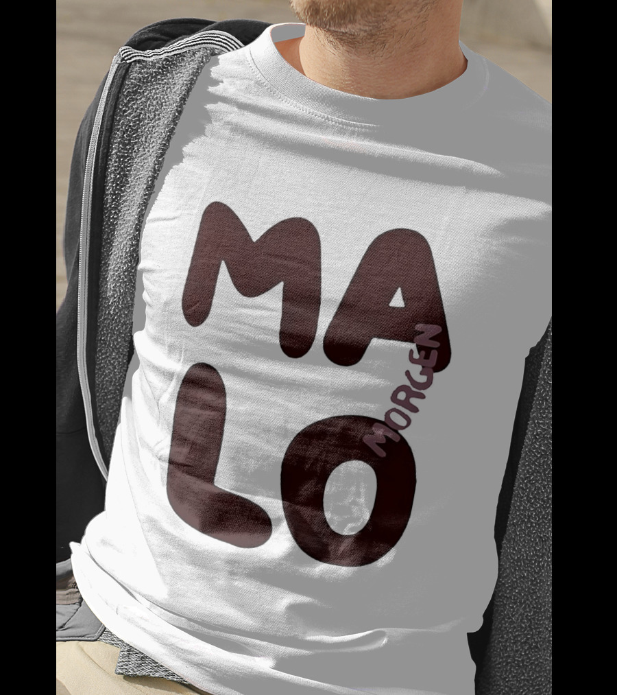 Malo Morgen Balkan Textual T-Shirt