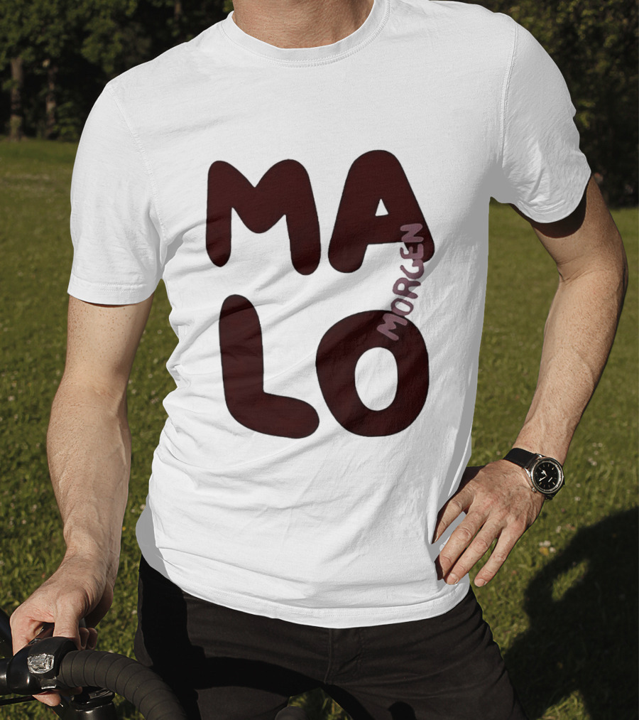 Malo Morgen Balkan Textual T-Shirt