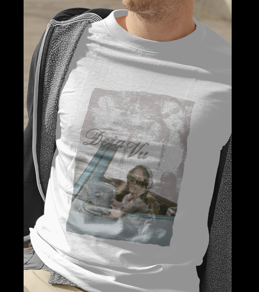 Olivia Rodrigo Deja Vu Vintage Car Photo And Elegant T-Shirt