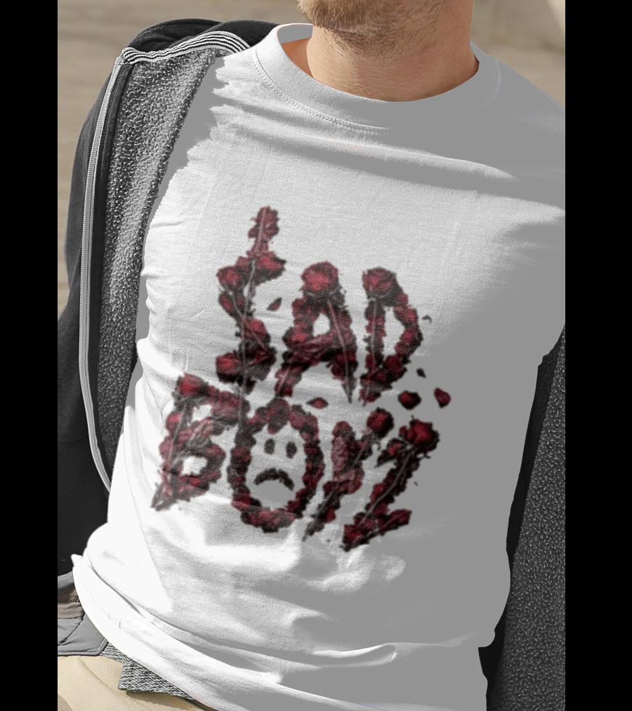Sad Boyz Rose Petals Face T-Shirt