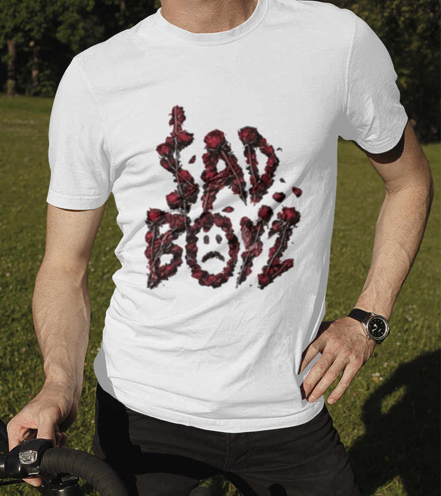 Sad Boyz Rose Petals Face T-Shirt