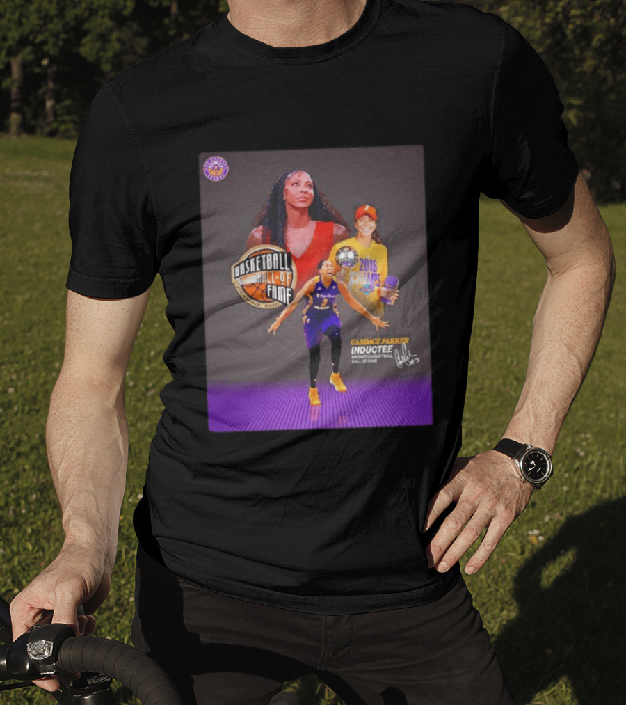 Candace Parker Basketball Hall Of Fame Inductee 2016 Champion Sparks T-Shirt