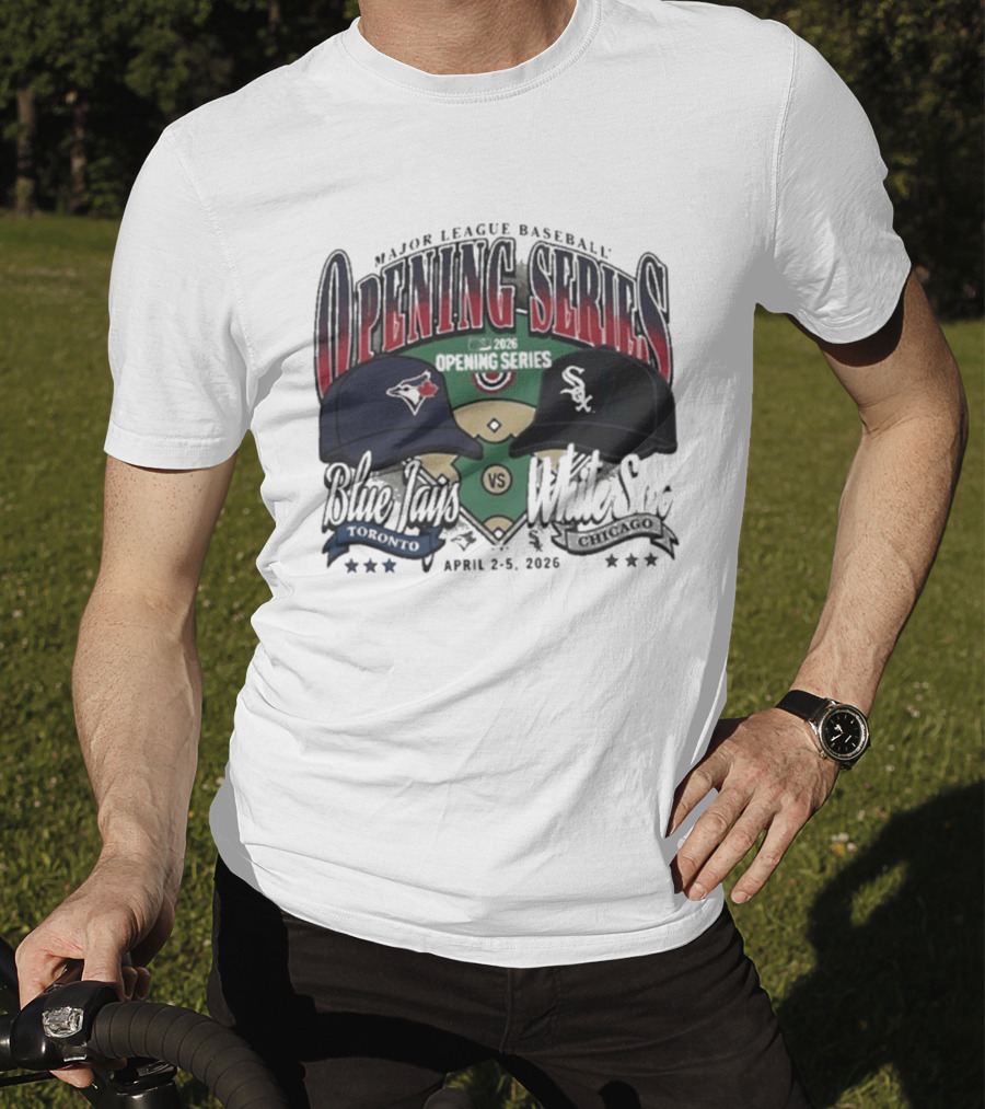 Major League Baseball Opening Series Blue Jays Vs White Sox April 2 5 2026 T-Shirt