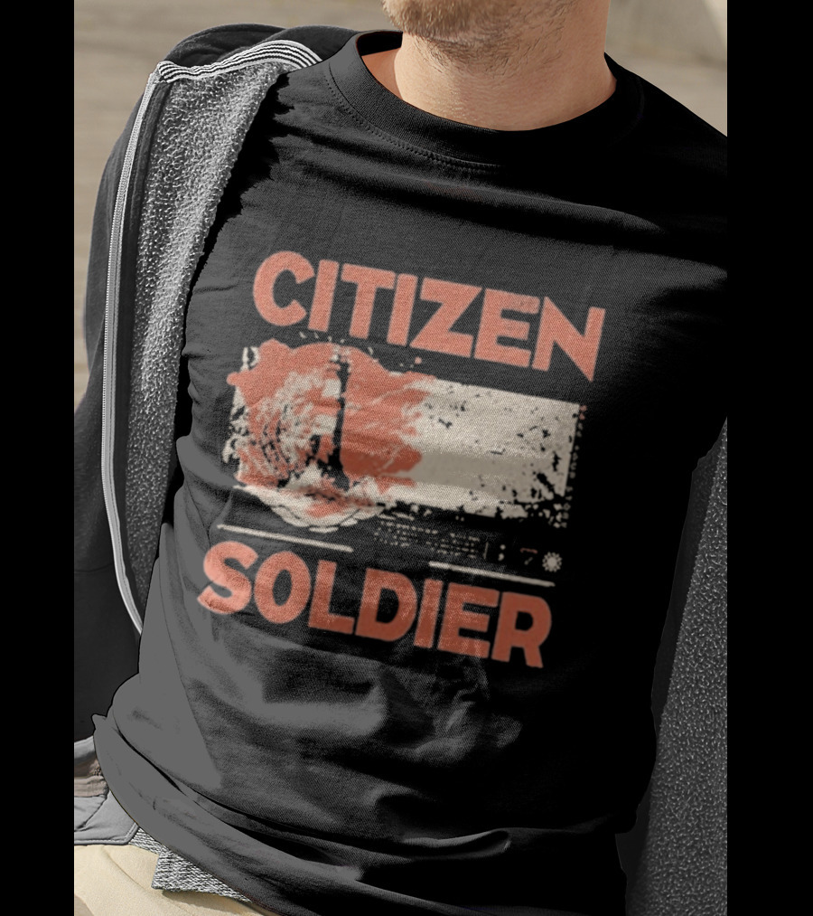 Citizen Soldier Save Your Story Torn Paper Distressed T-Shirt