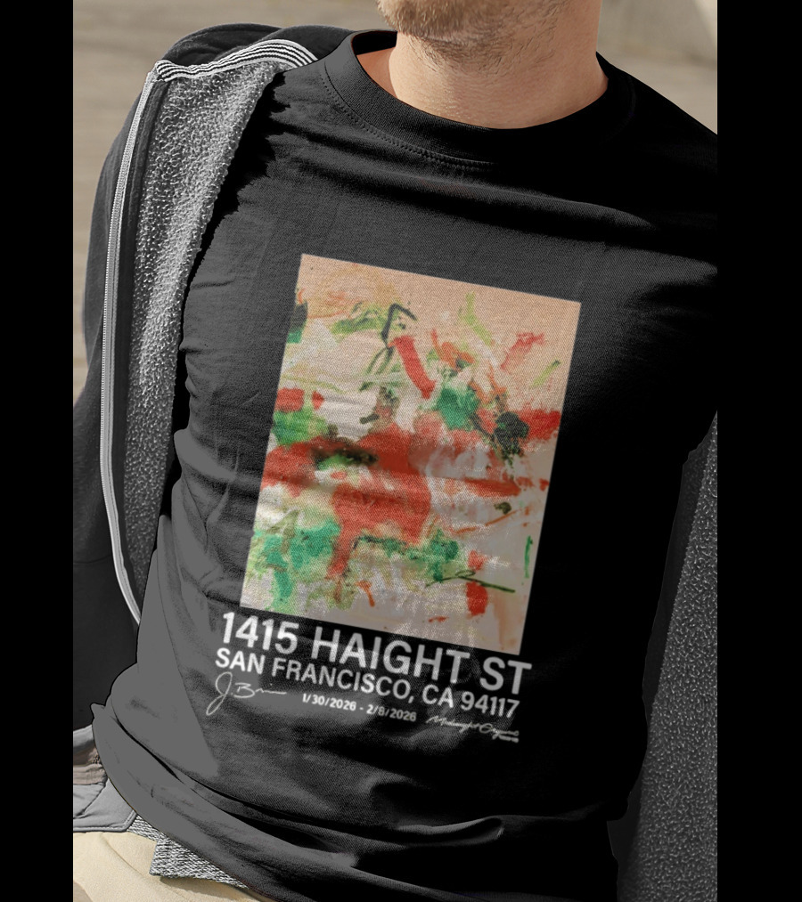 Midnight Organic J. Brian 1415 Haight St San Francisco CA 94117 T-Shirt