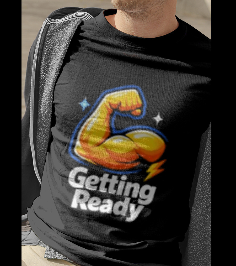 Cristiano Ronaldo Getting Ready Strong Arm Emoji T-Shirt