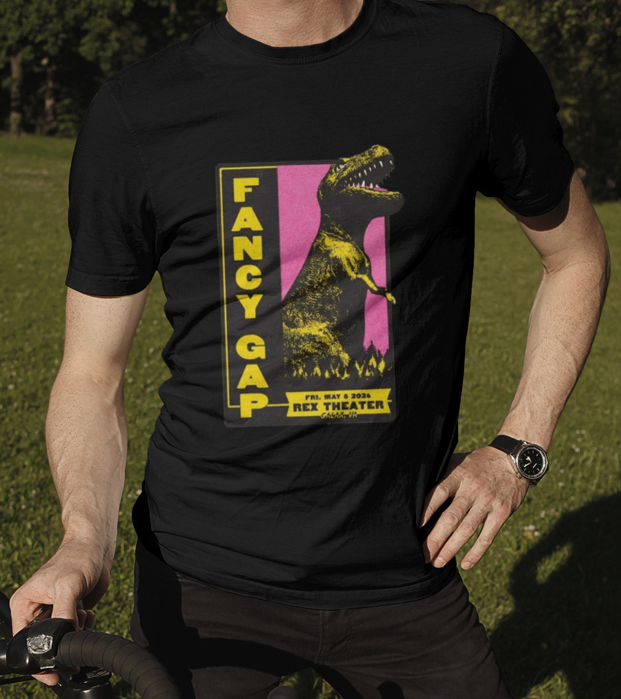 Fancy Gap Rex Theater Dinosaur Galax VA May 6 2026 T-Shirt