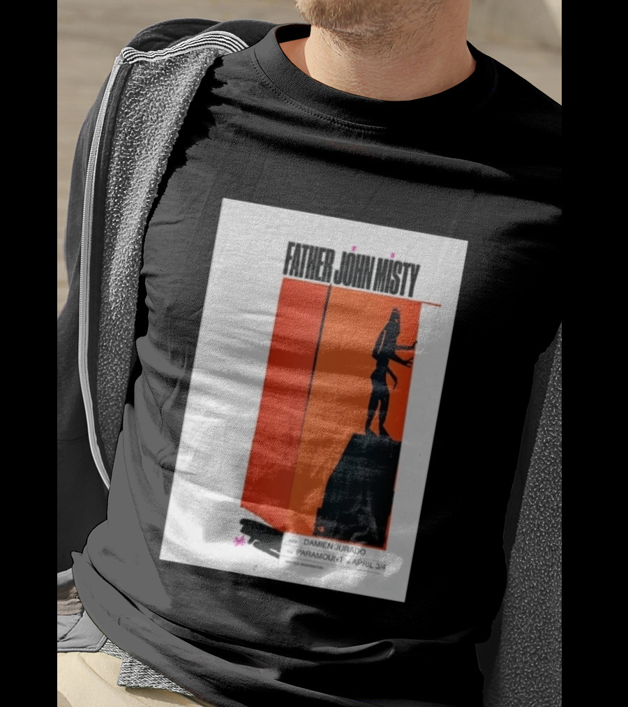 Father John Misty Seattle April 3 4 2026 Featuring Damien Jurado At Paramount Theater T-Shirt