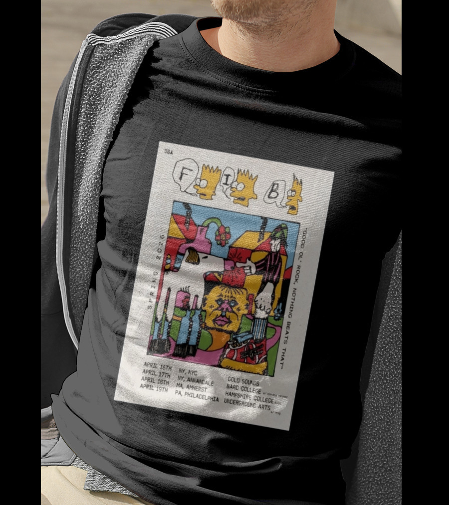 Fib Band Spring 2026 Tour Good Ol' Rock Iconic Dates USA Locations T-Shirt