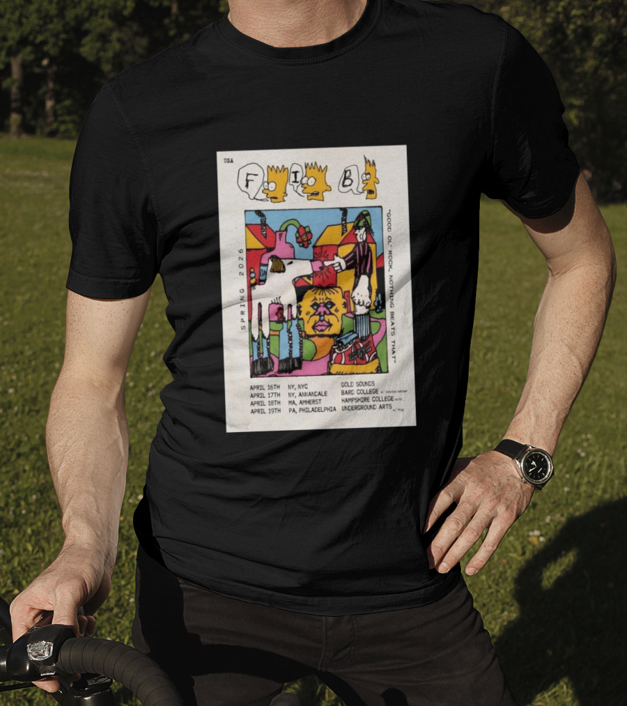 Fib Band Spring 2026 Tour Good Ol' Rock Iconic Dates USA Locations T-Shirt
