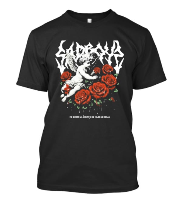 Sad Boyz Fallen Angel Among Miles De Rosas Me Quedo La Cicatriz T-Shirt