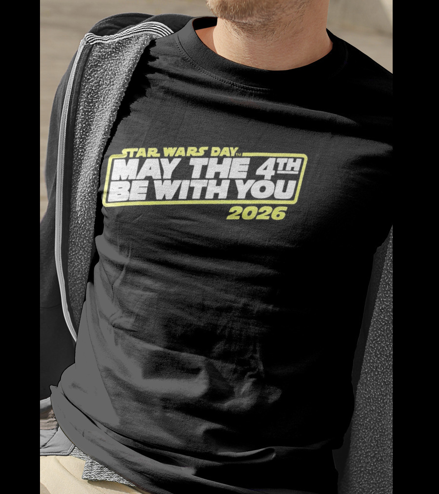 Star Wars Day 2026 May The 4th Be With You Yellow T-Shirt