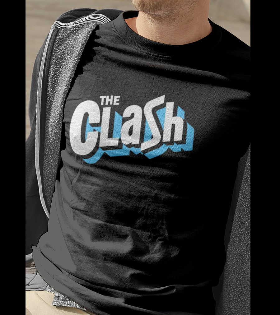 The Clash White And Blue T-Shirt
