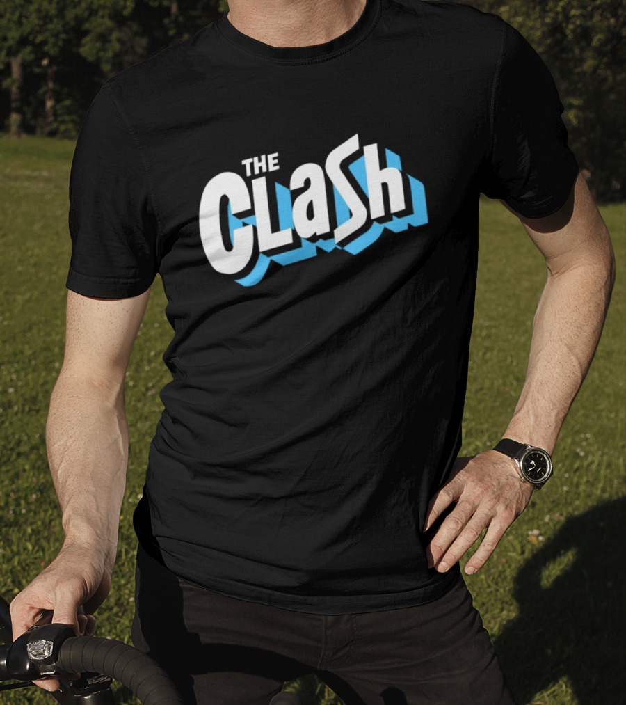 The Clash White And Blue T-Shirt
