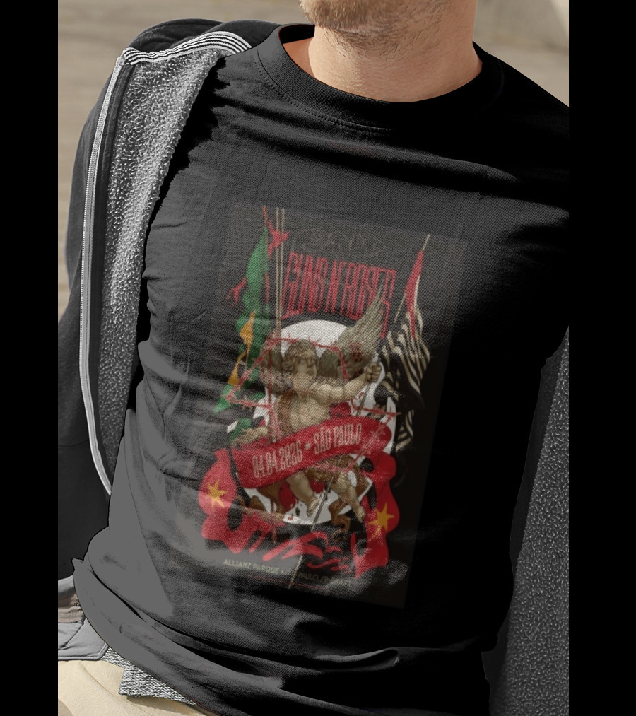 Guns N' Roses São Paulo April 4 2026 Allianz Parque Concert T-Shirt