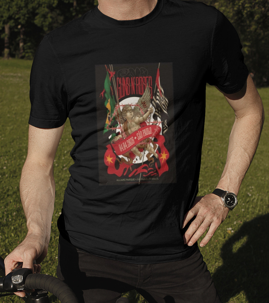 Guns N' Roses São Paulo April 4 2026 Allianz Parque Concert T-Shirt