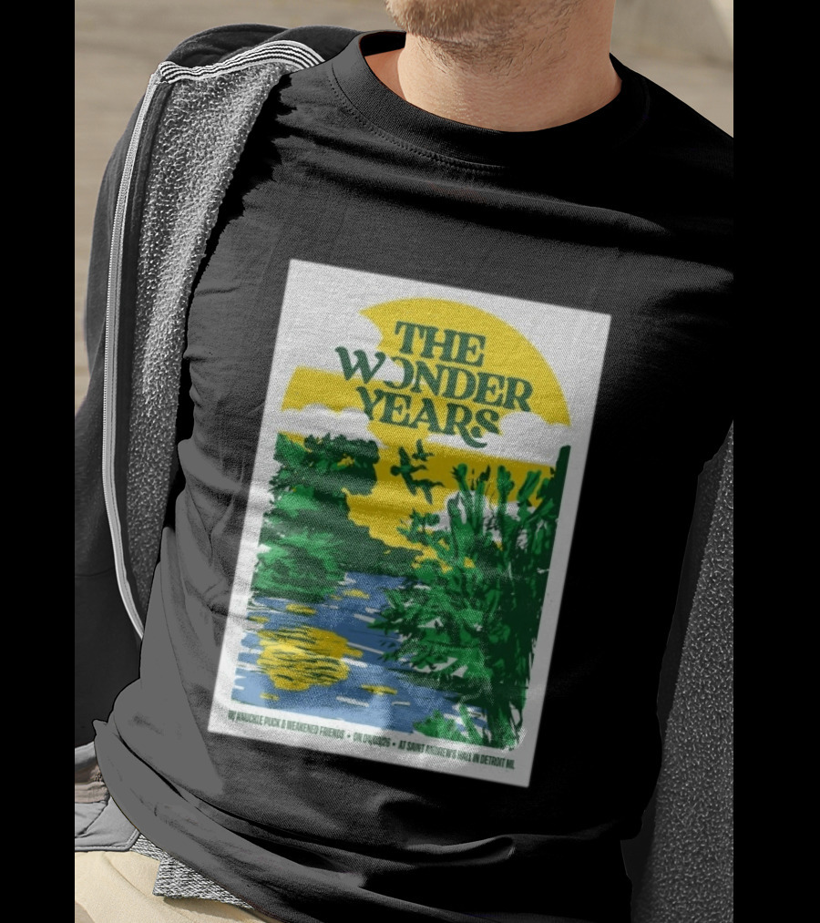 The Wonder Years St Andrew's Hall Detroit Michigan April 3 2026 Knuckle Puck Weakened Friends T-Shirt
