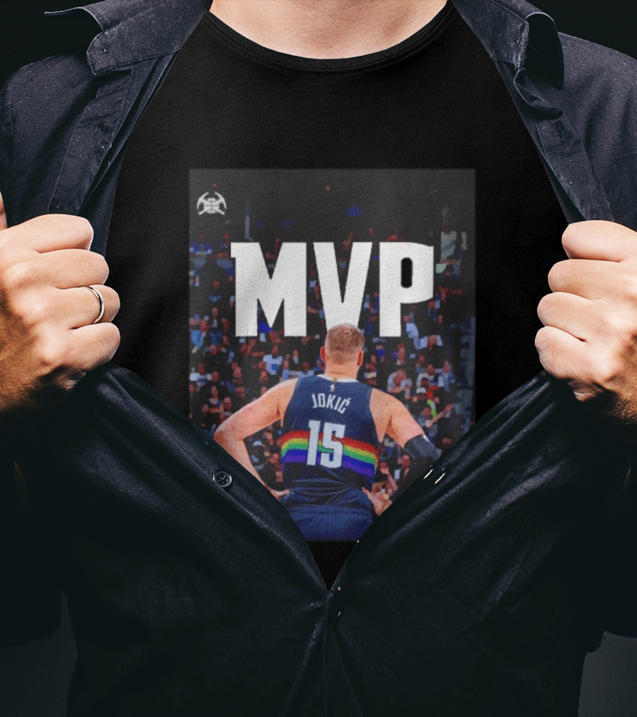 MVP Nikola Jokić 15 Denver Nuggets Basketball T-Shirt