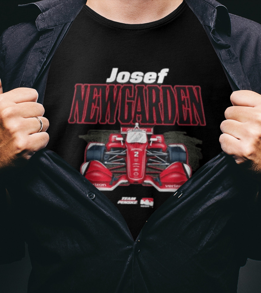 Josef Newgarden IndyCar Verizon Team Penske Racing Car Number 2 T-Shirt