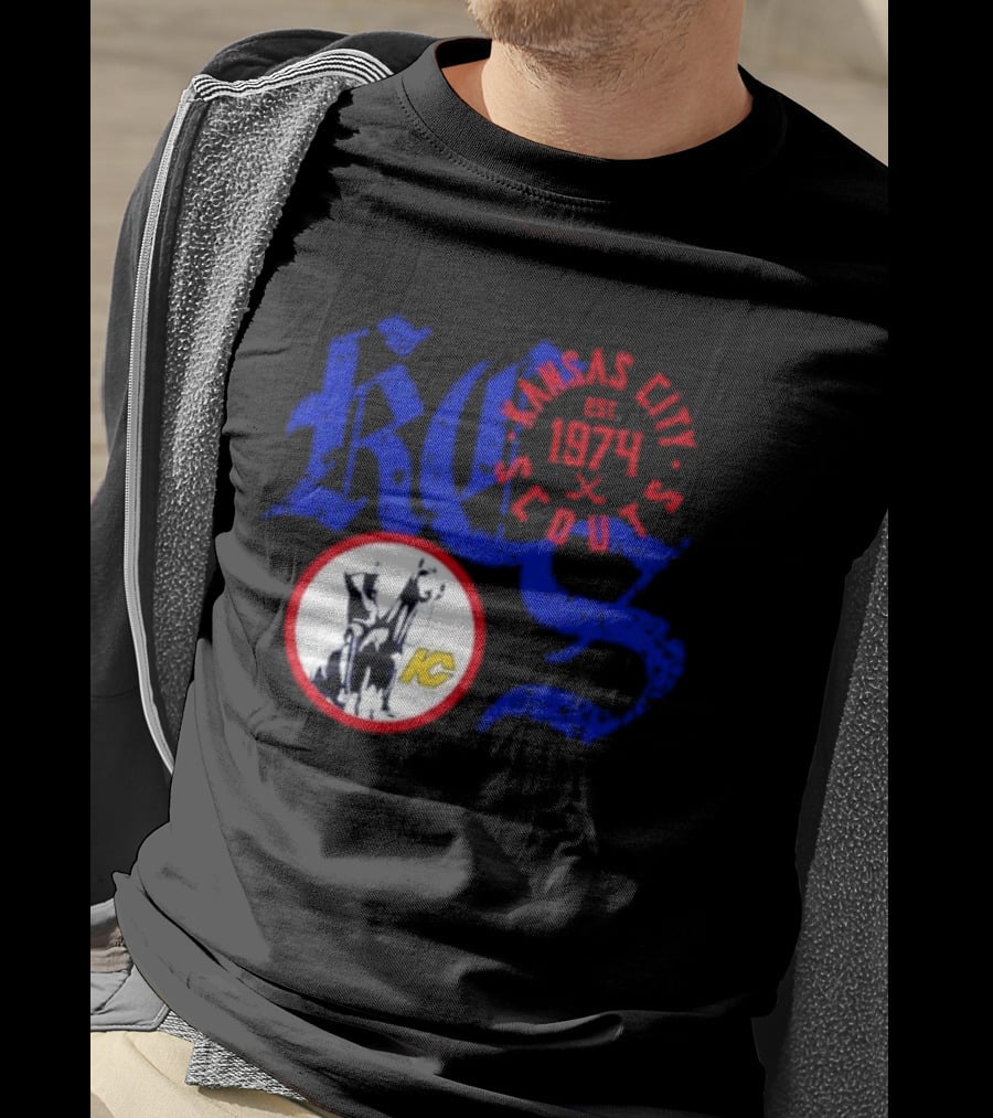 Kansas City Scouts 1974 Retro KC NHL Scouts T-Shirt