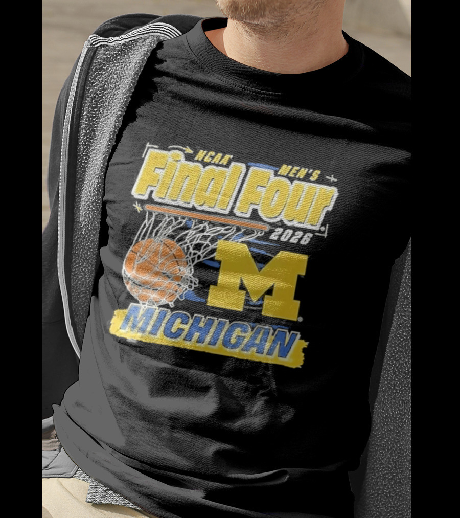 NCAA Men's Final Four 2026 Michigan Basketball M T-Shirt
