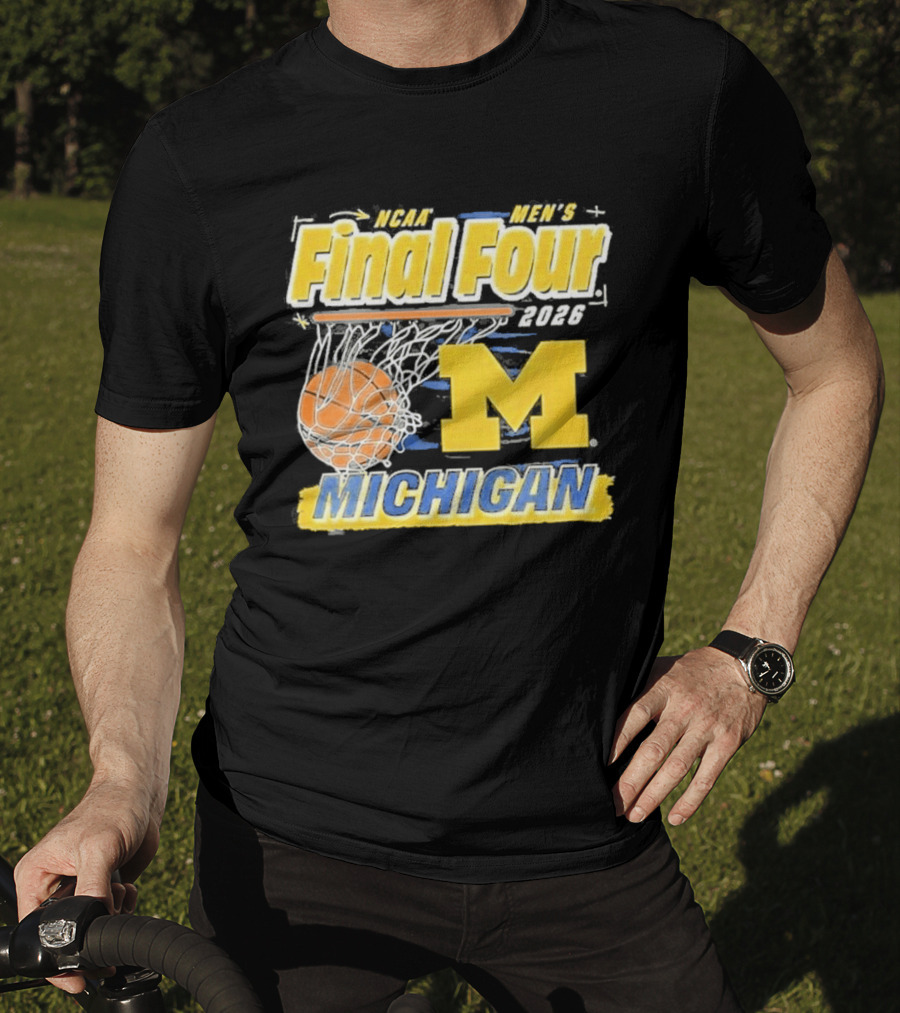 NCAA Men's Final Four 2026 Michigan Basketball M T-Shirt
