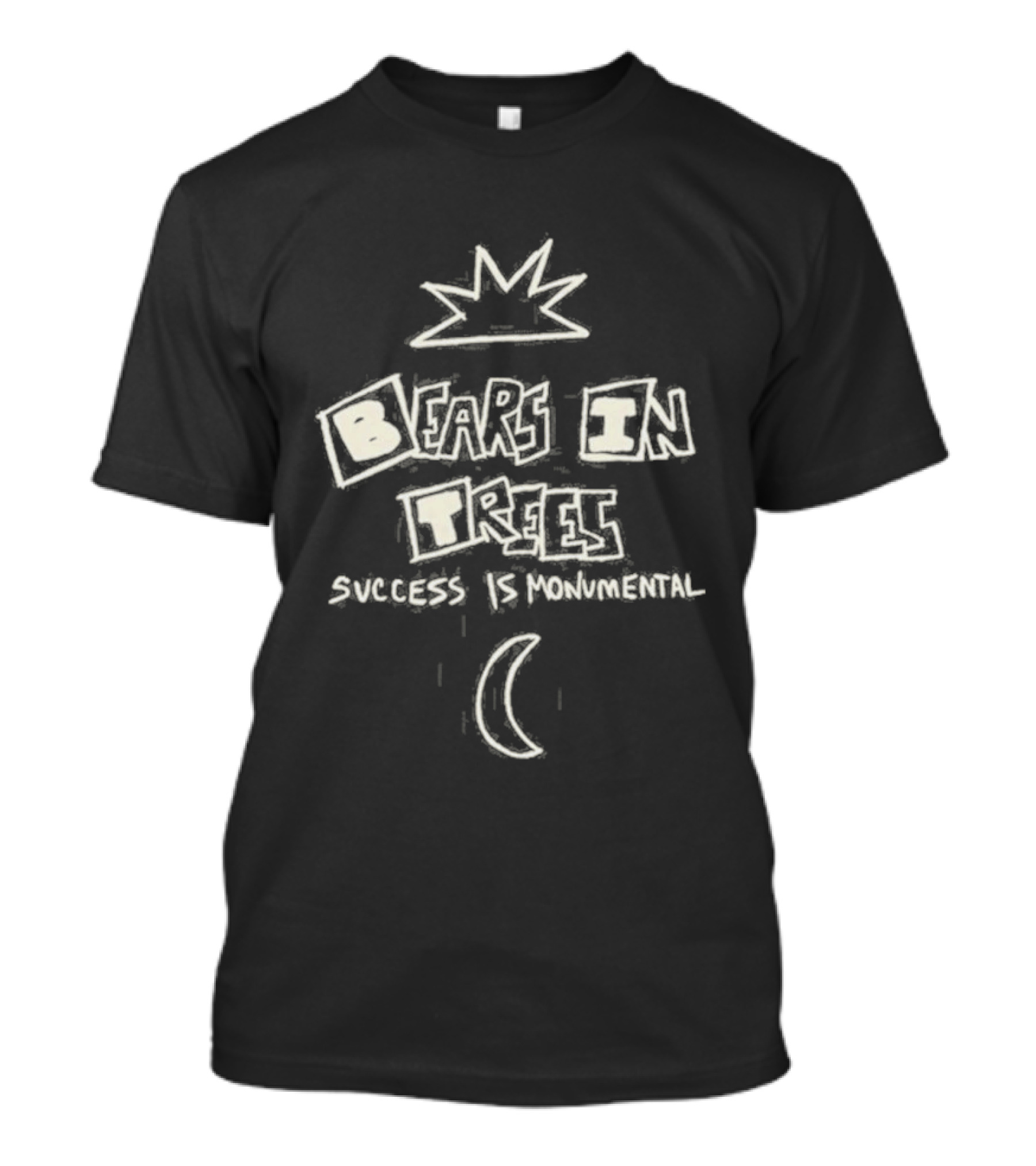 Sunset Bears In Trees Monumental Moon T-Shirt