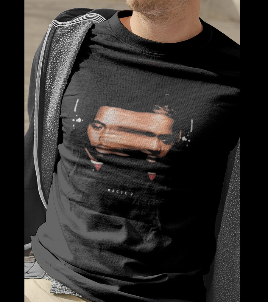 Nasir Jones Nas Magic 2 Album Distorted Face T-Shirt