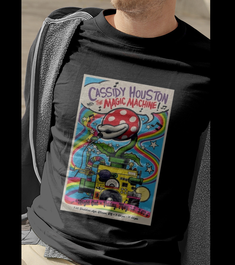 Cassidy Houston With The Magic Machine Night Oat Ottawa May 22 2026 T-Shirt