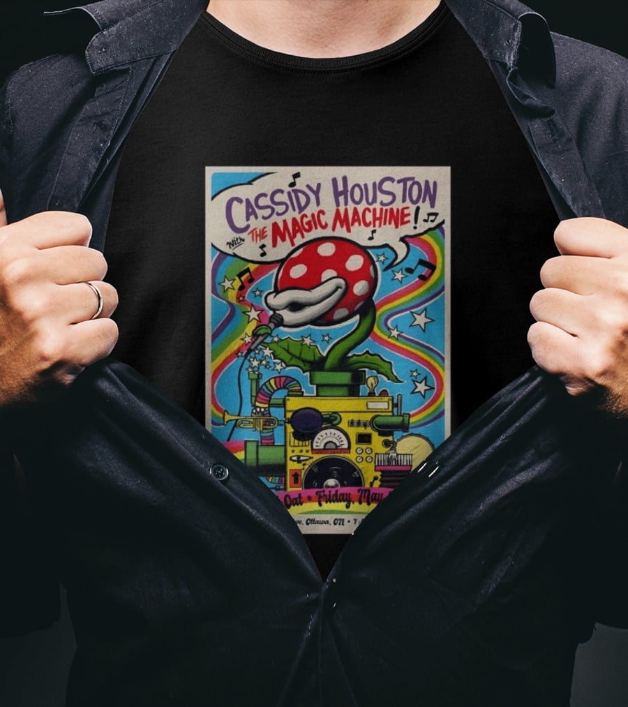 Cassidy Houston With The Magic Machine Night Oat Ottawa May 22 2026 T-Shirt