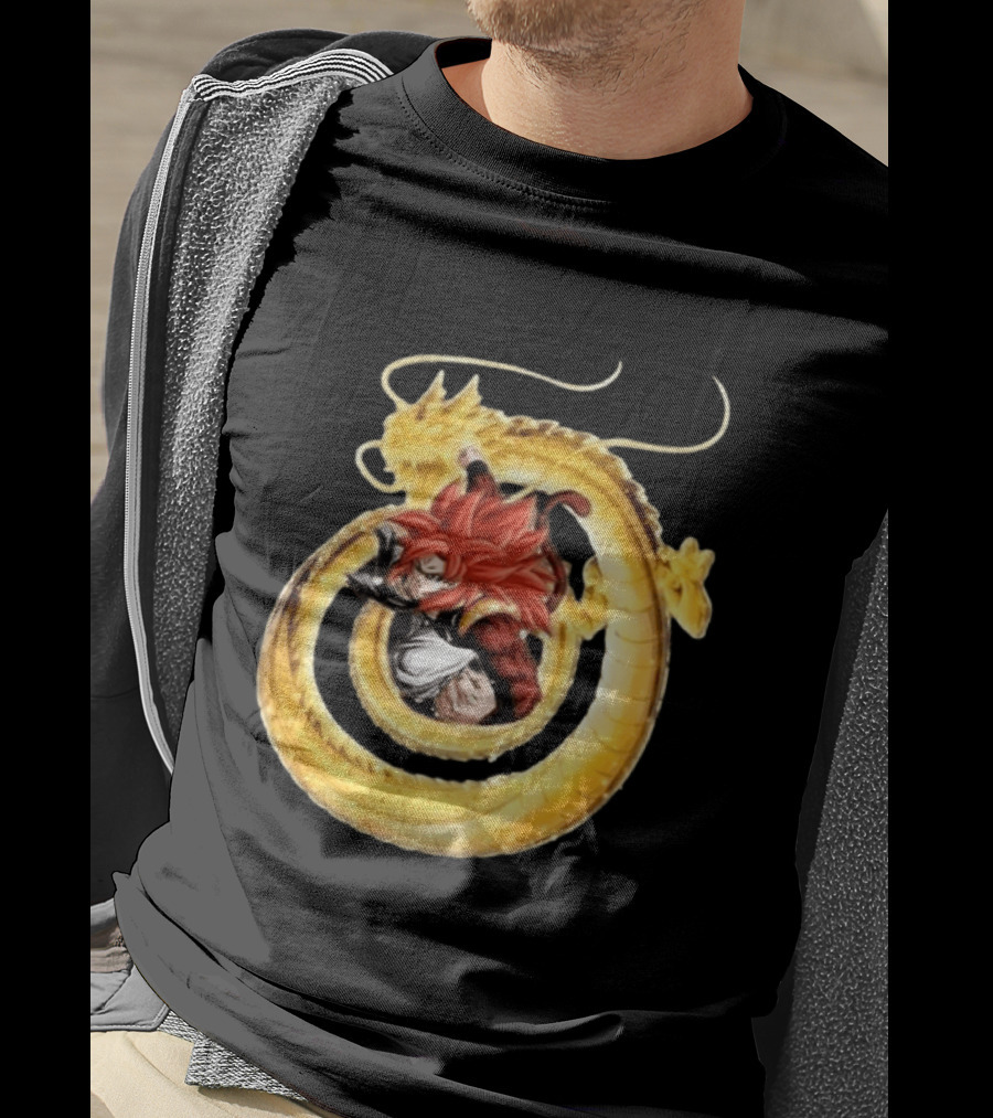 Dragon Ball Games Battle Hour 2026 Dokkan Battle Super Saiyan 4 Gogeta Shenron T-Shirt