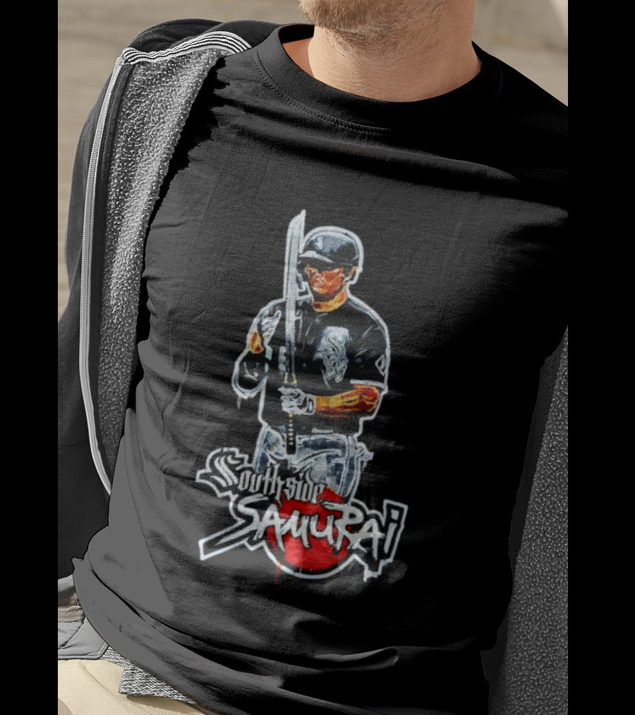 Southside Samurai Baseball Player Chicago White Sox T-Shirt