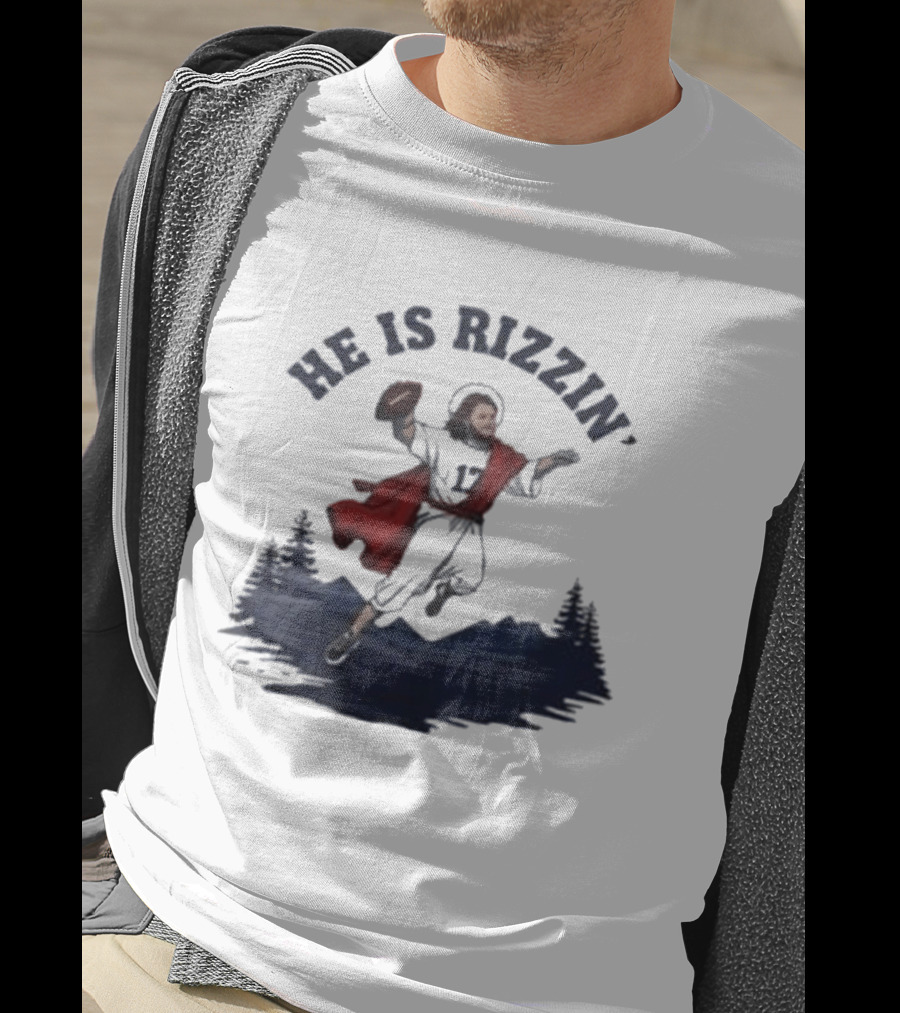Buffalo Bills He Is Rizzin' Josh Allen Football T-Shirt