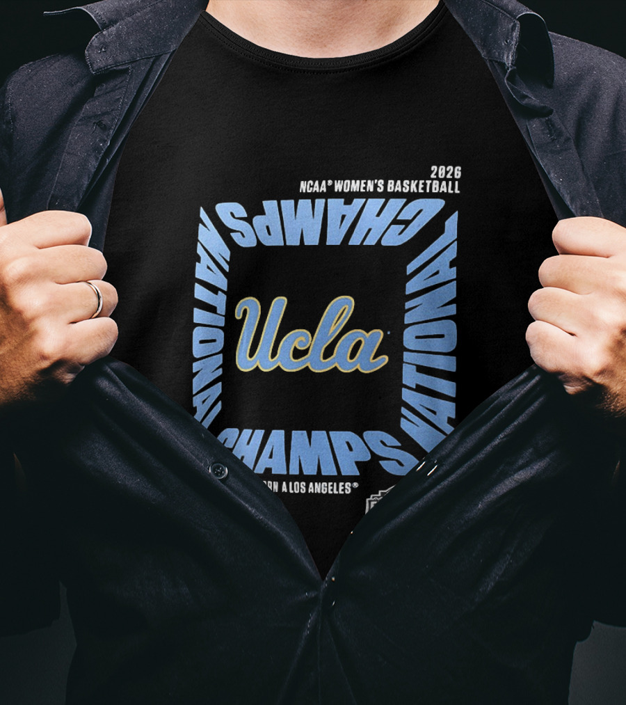 UCLA Bruins 2026 NCAA Women’s Basketball National Champs T-Shirt