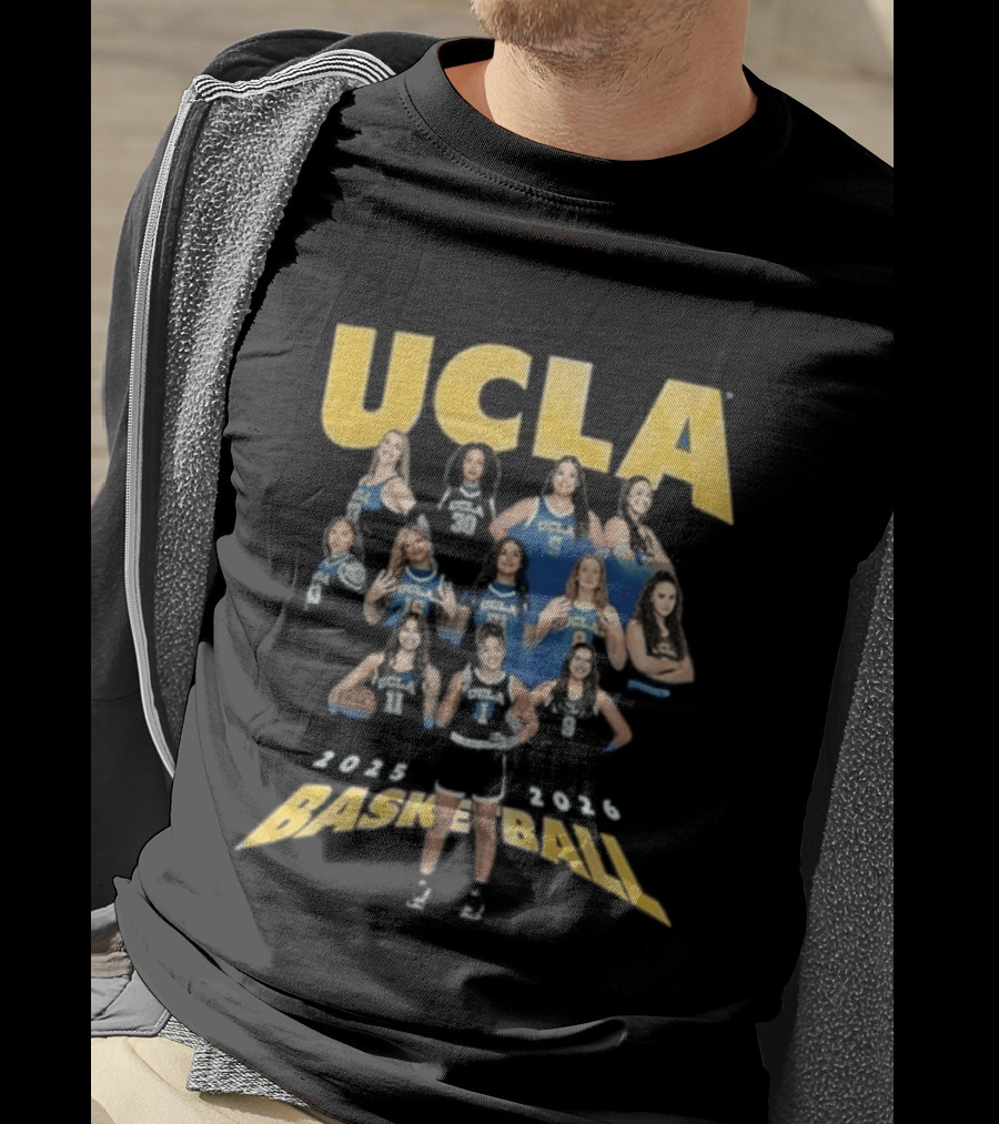 UCLA Bruins Youth Blue Basketball Team Fashion Player 2025 2026 T-Shirt