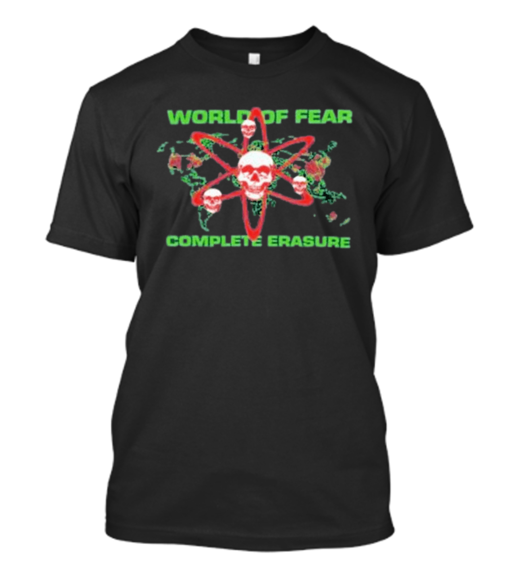 World Of Fear Complete Erasure Atomic Skull T-Shirt
