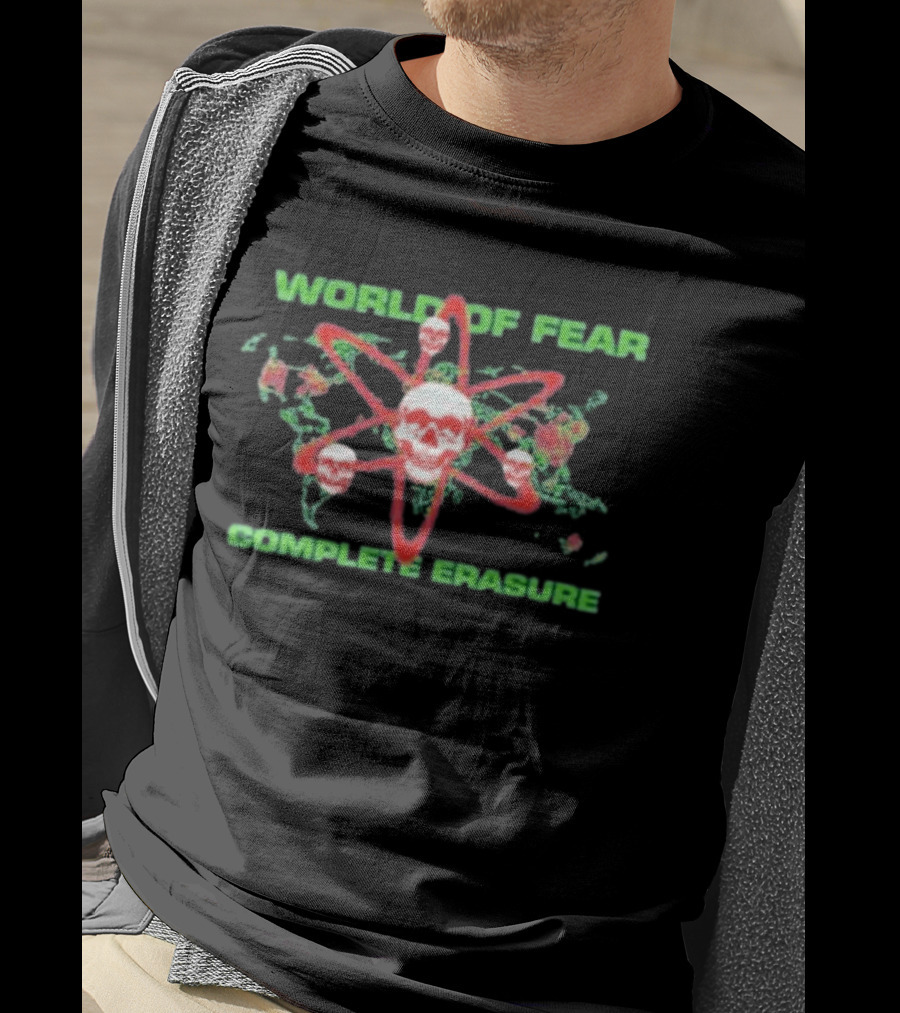 World Of Fear Complete Erasure Atomic Skull T-Shirt